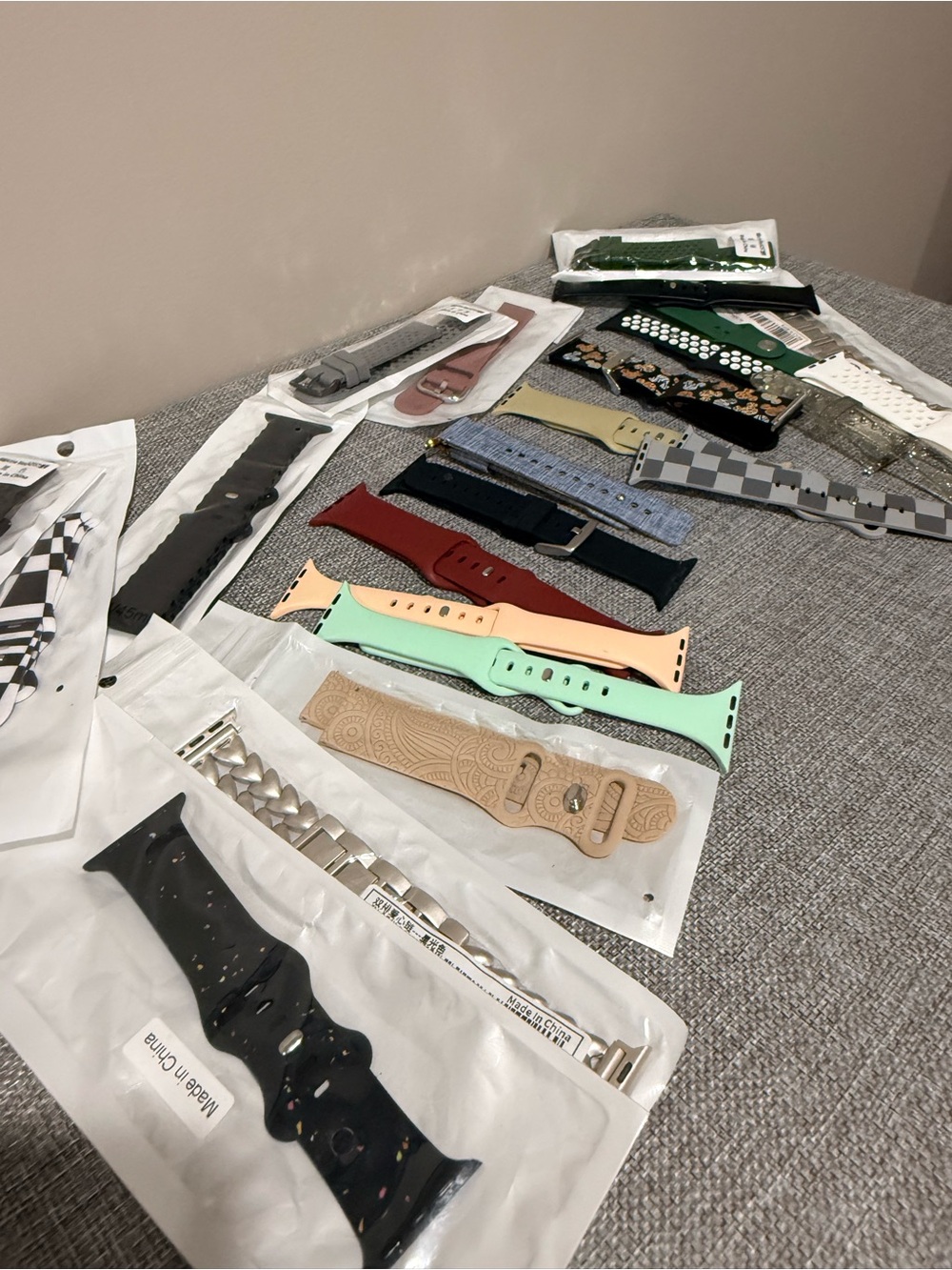 Silicone and Leather Replacement Watch Bands - Assorted Colors